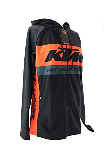 KTM Factory Team - Sudadera con capucha negro / naranja L