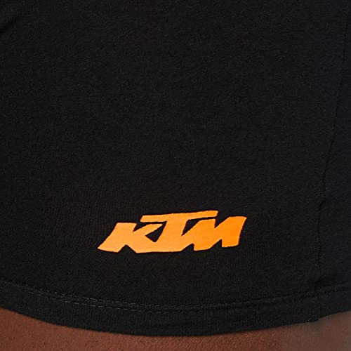 KTM Set 5 Microfibra (60% poliéster-35% algodón-5% Elastano) -Negros con Cintura Naranja Boxer, Pack 5pcs T085-1, L para Hombre