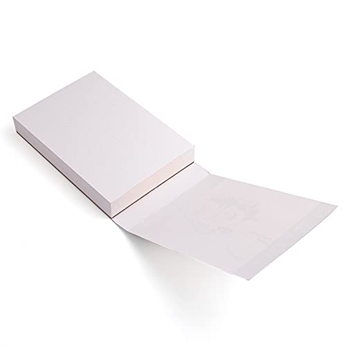KUNSTIFY Bloc de dibujo para acuarela, bloc de papel de dibujo, papel de acuarela para acuarela, acuarela, bloc de dibujo en blanco, papel de dibujo (A6 - 50 hojas)