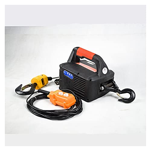 Kwent Polipasto eléctrico 30 0KG PUSEO ELÉCTRICO PORTÁTIL CANCHA ELÉCTRICO ELÉCTRICO CUERZO DE Acero DE Acero POTENCIO DE LOJO 220V / 110 V Garaje Auto Shop Overhead Lift