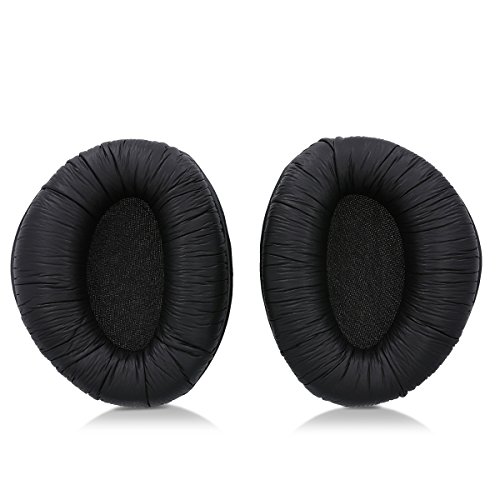 kwmobile Almohadillas compatibles con Sennheiser RS160 / RS170 / RS180-2X Almohadilla de Repuesto para Cascos y Auriculares en Cuero sintético