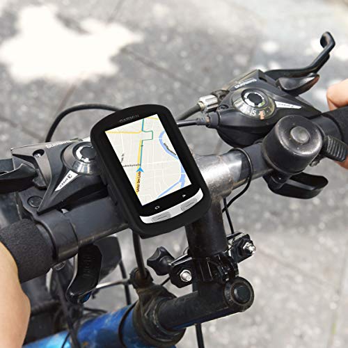 kwmobile Carcasa GPS Compatible con Garmin Edge Explore - Funda de Silicona para navegdor de Bici - Negro