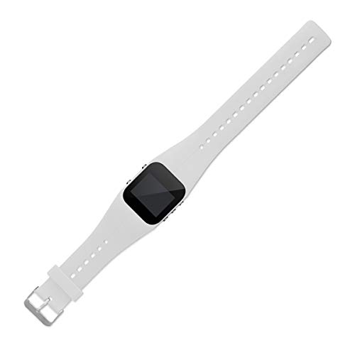 kwmobile Pulsera Compatible con Polar A300 - Correa para Reloj Inteligente Silicona TPU Blanco