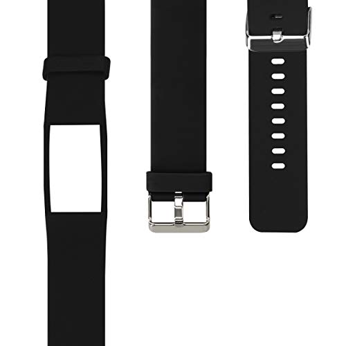 kwmobile Pulsera Compatible con Polar A360 / A370 - Correa para Reloj Inteligente Silicona TPU Negro