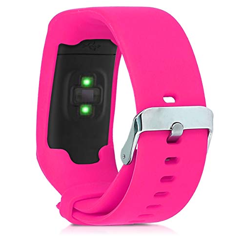 kwmobile Pulsera Compatible con Polar A360 / A370 - Correa para Reloj Inteligente Silicona TPU Rosa Fucsia