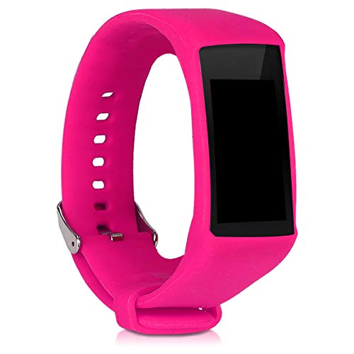 kwmobile Pulsera Compatible con Polar A360 / A370 - Correa para Reloj Inteligente Silicona TPU Rosa Fucsia