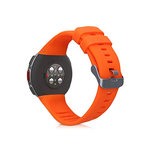 kwmobile Pulsera Compatible con Polar Vantage V - Correa para Reloj Inteligente Silicona TPU Naranja