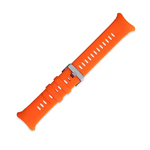 kwmobile Pulsera Compatible con Polar Vantage V - Correa para Reloj Inteligente Silicona TPU Naranja