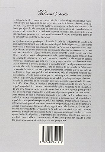 La Escuela de Salamanca: Filosofía y Humanismo ante el mundo moderno (Verbum Mayor)