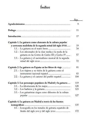 La guitarra en Madrid (1750-1808): Con un catálogo de la música de ese periodo conservada en las bibliotecas madrileñas. (C ESTUDIOS)