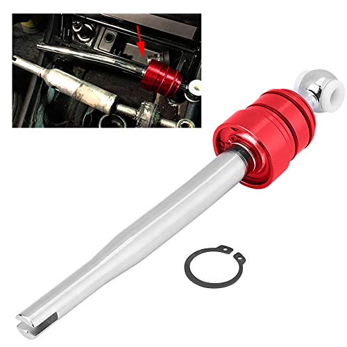 Ladieshow Car Short Throw Shifter Aluminio Quick Shift Short Throw Shifter para BMW E30 E36 E39 E46 M3 M5 3/5 Series(Red)