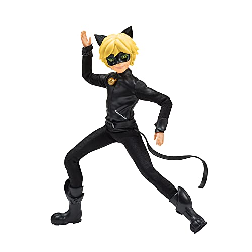 Ladybug: Fashion Doll Muñeco articulado Miraculous Ladybug - Cat Noir (Bandai P50002)