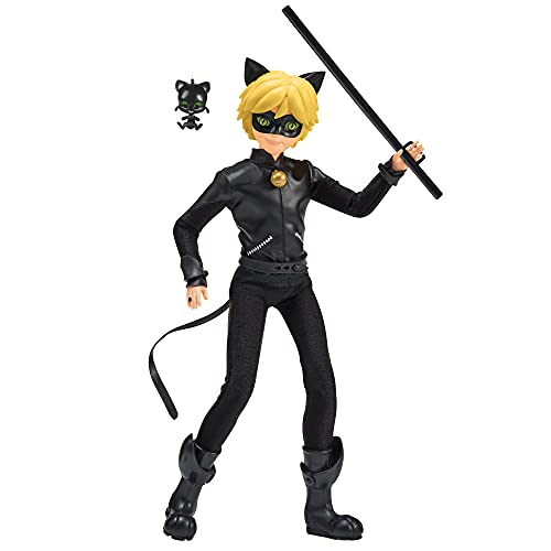 Ladybug: Fashion Doll Muñeco articulado Miraculous Ladybug - Cat Noir (Bandai P50002)