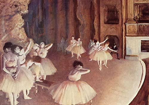 Lais Puzzle Edgar Germain Hilaire Degas - Ensayo General del Ballet en el Escenario 1000 Piezas