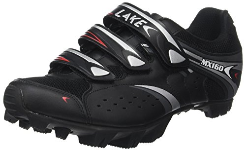 LAKE MX 160, Zapatillas de Ciclismo de Carretera Unisex, Negro, 41