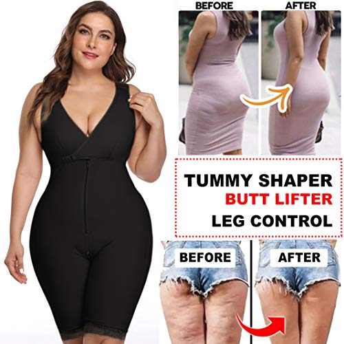 LaLaAreal Corsé de Mujer Cintura de Barriga Fajas modeladora Body Shaper Ropa Interior Plus Size