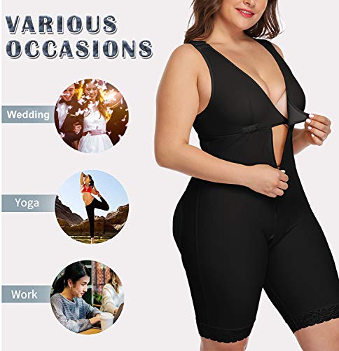 LaLaAreal Corsé de Mujer Cintura de Barriga Fajas modeladora Body Shaper Ropa Interior Plus Size