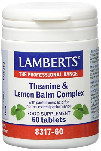 Lamberts L Teanina con Balsamo de Limon, Blanco, 60 Unidades