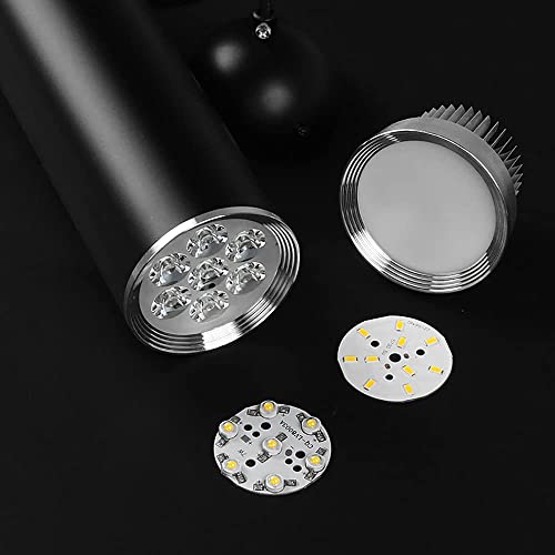 Lámpara colgante de tubo largo LED Lámpara colgante de tubo redondo negro Lámpara de araña de un solo cabezal Linternas de tubo de metal Mini Lámpara colgante de isla de cocina Focos nórdicos Lámpara