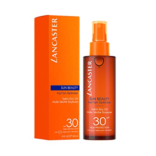 LANCASTER SUN BEAUTY – Aceite corporal - Acelera el bronceado- SPF30 - Para todo tipo de pieles - 150 ml