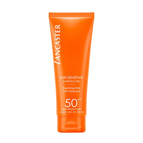 LANCASTER SUN SENSITIVE - Leche solar corporal - SPF50 - Para pieles sensibles - 125 ml