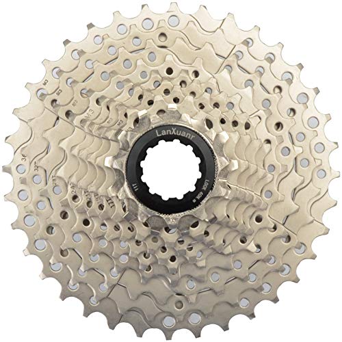 LANXUANR Cassette de Bicicleta de montaña de 10 velocidades para Bicicleta de montaña, Bicicleta de Carretera, súper Ligero (11-36T)