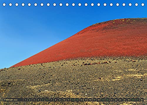 Lanzarote Feuerinsel im Atlantik (Tischkalender 2022 DIN A5 quer): Lanzarote eine vulkanisch geprägte Insel der Kanaren (Monatskalender, 14 Seiten )