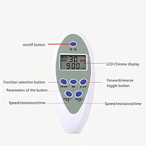 LCJD Ejercitador de Pedal eléctrico - Mini máquina de rehabilitación de Bicicleta estática portátil, máquina de Venta Ambulante de Ejercicios para Manos, Brazos, Rodillas y piernas