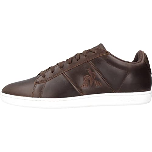 Le Coq Sportif Courtclassic, Zapatillas Deportivas Hombre, Dark Brown, 45 EU