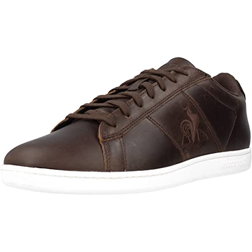 Le Coq Sportif Courtclassic, Zapatillas Deportivas Hombre, Dark Brown, 45 EU