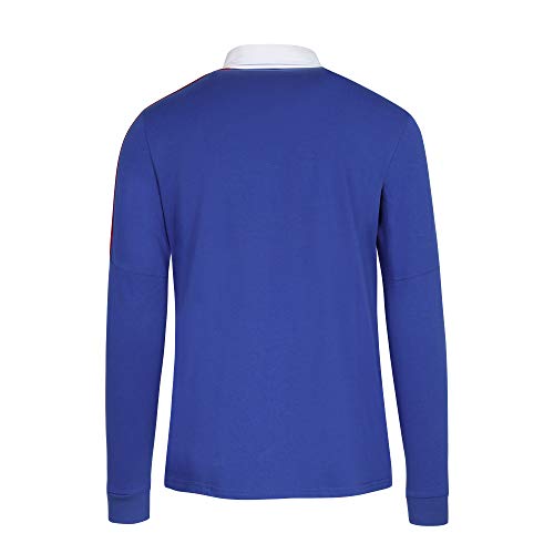 Le Coq Sportif FFR Polo Replica LS M, Hombre, Cobalt, S