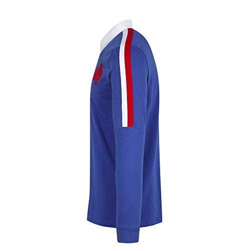 Le Coq Sportif FFR Polo Replica LS M, Hombre, Cobalt, S