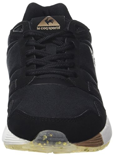 Le Coq Sportif Omega X W Metallic, Zapatillas Mujer, Negro Negro, 36 EU