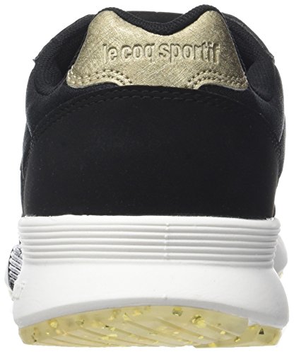 Le Coq Sportif Omega X W Metallic, Zapatillas Mujer, Negro Negro, 36 EU