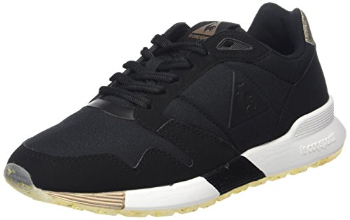 Le Coq Sportif Omega X W Metallic, Zapatillas Mujer, Negro Negro, 36 EU