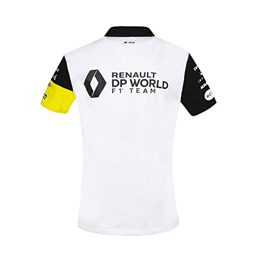 Le Coq Sportif Renault Polo SS M, Hombre, Optical White/EMP. Yellow, 2XL