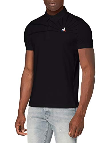 Le Coq Sportif Soleil Polo SS N°1 M, Hombre, Black, 2XL