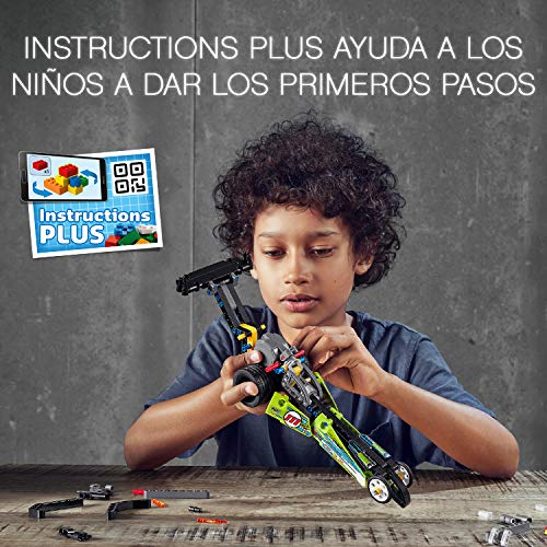 LEGO 42103 Technic Dragster Convertible 2 en 1, Coche de Juguete para Construir para Niños +7 años