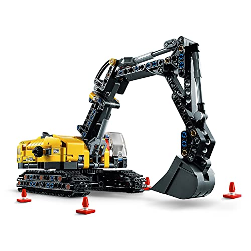 LEGO 42121 Technic Excavadora Pesada a Tractor, Modelo 2 en 1, Juguete de Construcción de Vehículos para Niños 8 Años