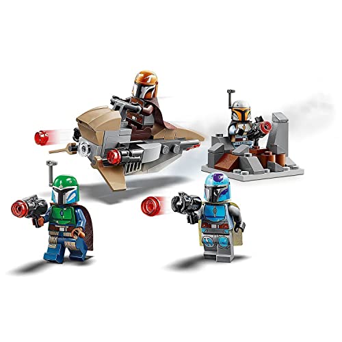 LEGO 75267 Star Wars Pack de Combate: Mandalorianos, Juguete de Construcción con 4 Mini Figuras con Blásteres