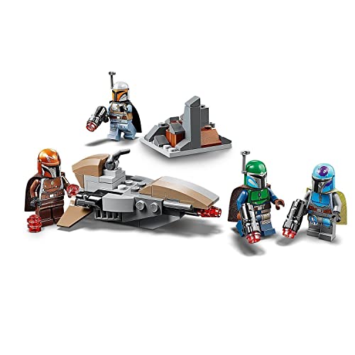 LEGO 75267 Star Wars Pack de Combate: Mandalorianos, Juguete de Construcción con 4 Mini Figuras con Blásteres