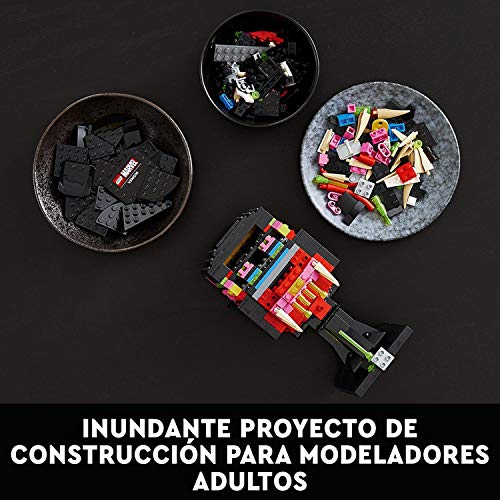 LEGO 76187 Marvel Spider-Man Venom Mask, Super Heroes Maqueta para Construir para Adultos, Set de Superhéroe Coleccionable