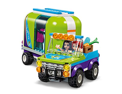 LEGO Friends - Remolque del Caballo de Mia Nuevo juguete de construcción de Coche con Remolque, incluye dos mini muñecas (41371)