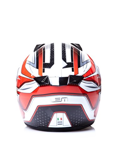 LEM HELMETS Casco Race Rojo XL (61 cm)