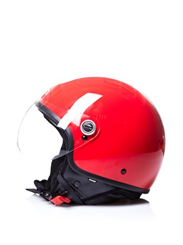 LEM HELMETS Casco Roger Gofast Rojo/Blanco L (58 cm)