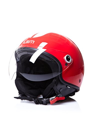 LEM HELMETS Casco Roger Gofast Rojo/Blanco L (58 cm)