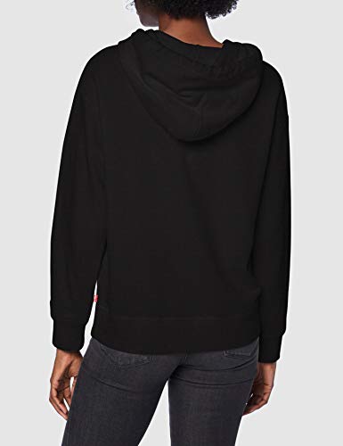 Levi's Graphic Standard Sudadera, Hoodie New Logo II Caviar, L para Mujer