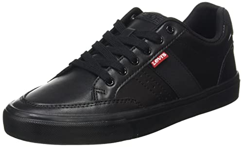 Levi's Turner 2.0, Sneakers para Hombre, Negro (Full Black), 42 EU