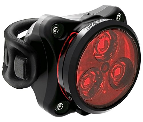 Lezyne Zecto Drive Max 250 - Luz trasera para bicicleta, color negro