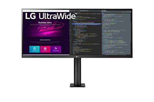 LG 34WN780-B - Monitor 34" UltraWide Ergo (IPS, 3440x1440, 21:9, 300nit, 1000:1, sRGB>99%, HDMIx2, DPx1, USB-A x2 salida, USB-B x1 entrada; HDR10; AMD FreeSync; altavoces 2x7W; ajustable) negro